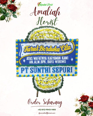 Papan Bunga Duka di Takome