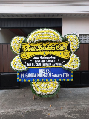 Papan Bunga Duka di Takome